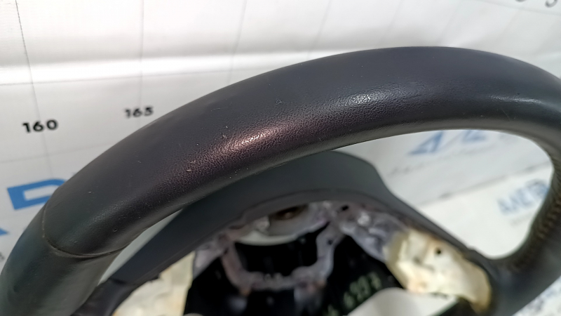 Naked steering wheel Nissan Sentra 20-23 leather black with heating, scratches, needs cleaning, bumps