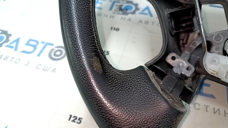 Naked steering wheel Infiniti JX35 QX60 13-14 prerest, leather, black, scratches, dents, abrasions