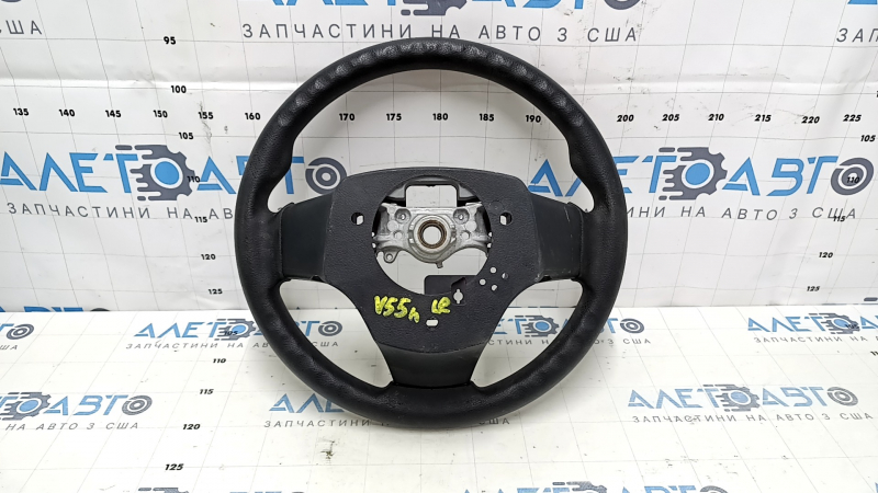 Naked steering wheel Toyota Camry v55 15-17 usa black rubber, scratches, needs cleaning, worn