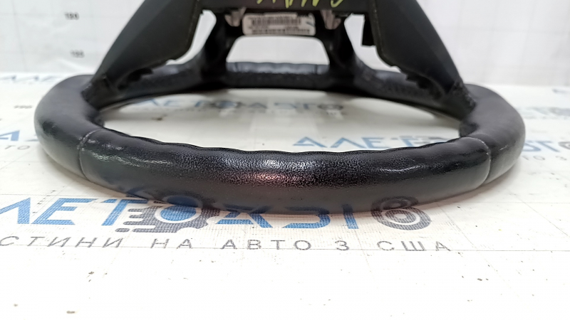 Naked steering wheel Ford C-max MK2 13-18 leather black, scuffs, scratches