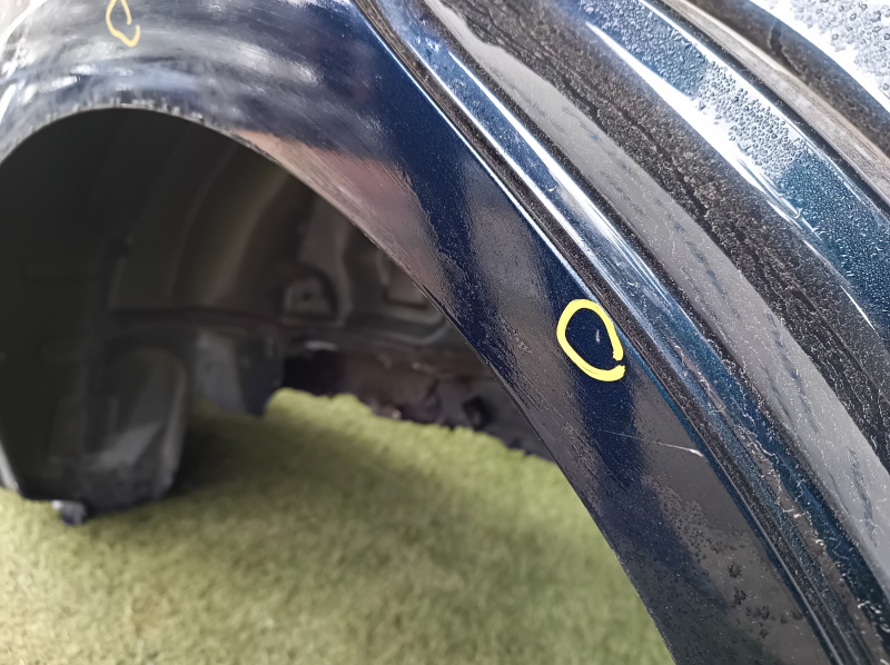 Quarter wing rear right Toyota Camry v70 18- without BSM, on the body, blue