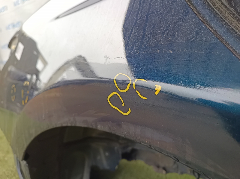 Quarter wing rear right Toyota Camry v70 18- without BSM, on the body, blue