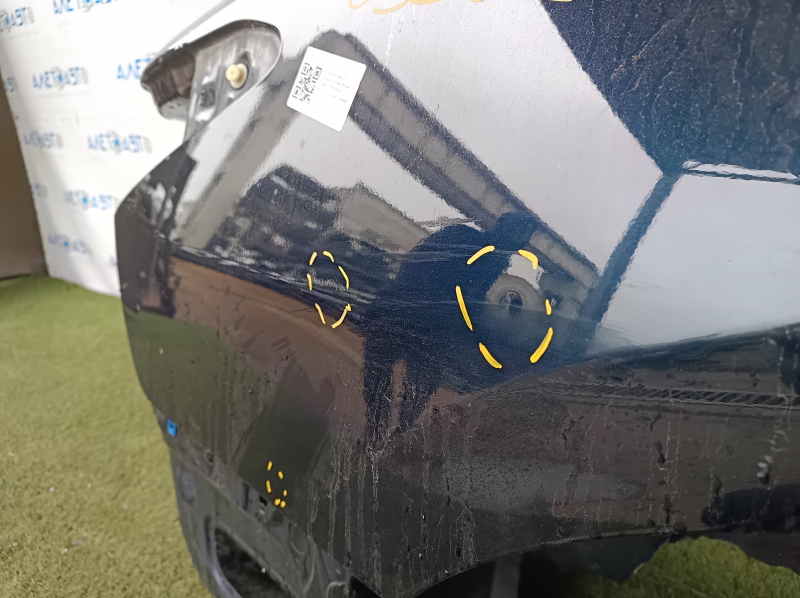 Quarter wing rear right Toyota Camry v70 18- without BSM, on the body, blue