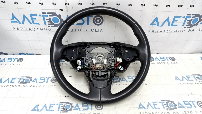 Steering wheel bare Acura ILX 13-15 leather, black, with pads, worn, scratches