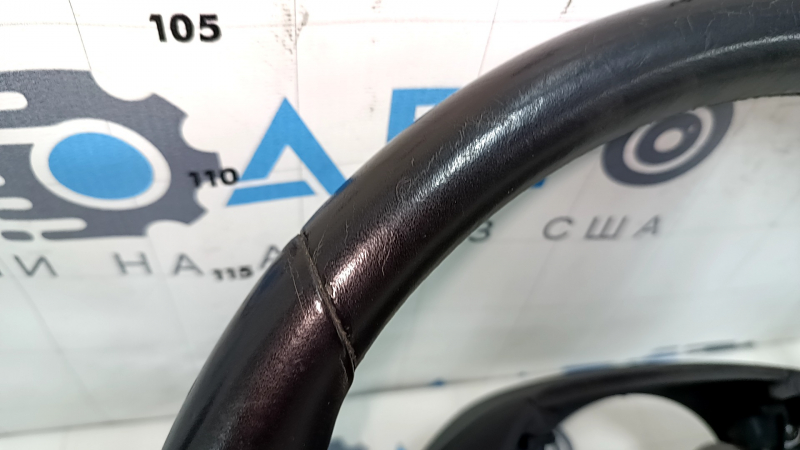 Steering wheel bare Acura ILX 13-15 leather, black, with pads, worn, scratches