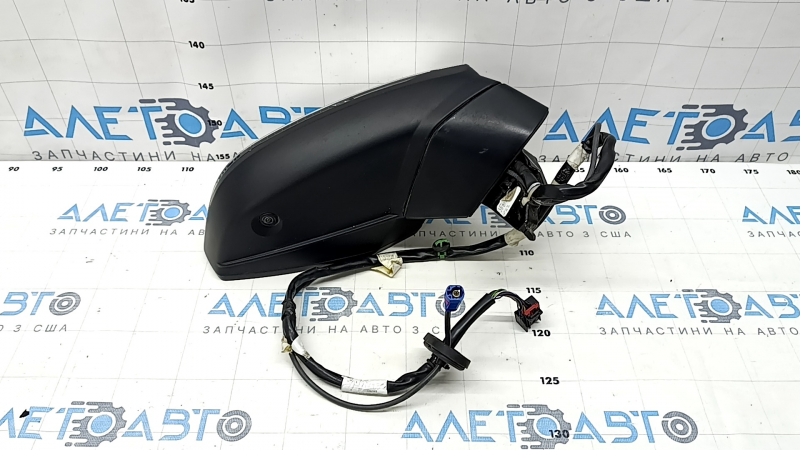 Side mirror right Audi Q5 80A 18-24 turn signal, auto-dimming, heated, BSM, camera, 15+4 pins, aluminum, sand, melted