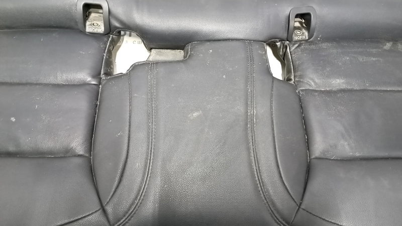 Rear row of seats 2nd row Infiniti QX30 17- leather black, type 2, lower part, for cleaning, scratches