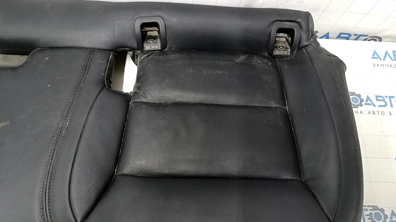 Rear row of seats 2nd row Infiniti QX30 17- leather black, type 2, lower part, for cleaning, scratches