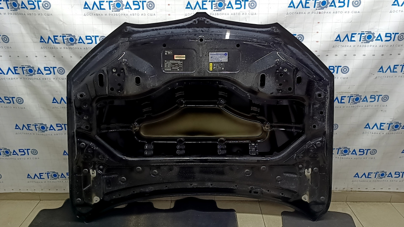 Hood bare BMW X1 F48 16-22 aluminum, black 668