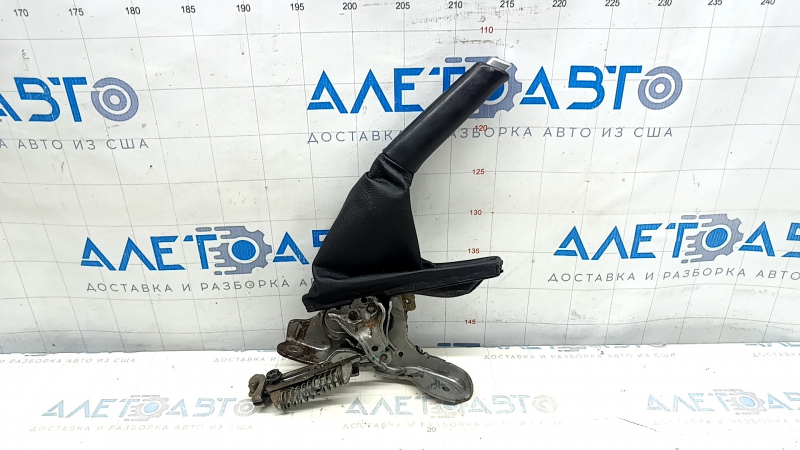Parking brake lever VW Passat b8 16-19 USA leather, scratches, worn