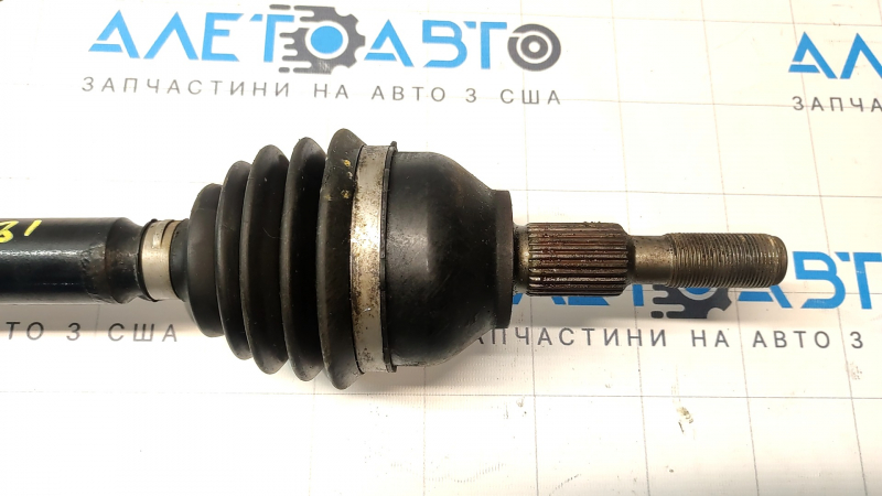 Drive axle shaft front right Lincoln MKZ 17-20 2.0T AWD, outer CV joint boot torn