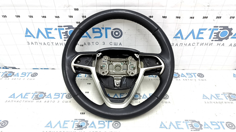 Naked steering wheel Jeep Grand Cherokee WK2 14-21 leather black, with pads, scratches, bumps