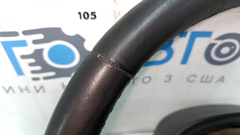 Naked steering wheel Jeep Grand Cherokee WK2 14-21 leather black, with pads, scratches, bumps