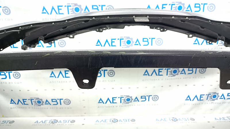 Front bumper bare Toyota Camry v70 18-20 LE\XLE without parking sensors, graphite, dented, scratches, made, broken fastening