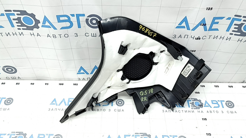 Rear pillar trim behind the right window Audi Q5 80A 18-24 black, under the speaker, worn