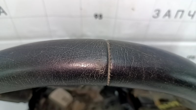 Naked steering wheel Jeep Renegade 15-17 black leather, without cushion and buttons, for dry cleaning, scratches, bumps