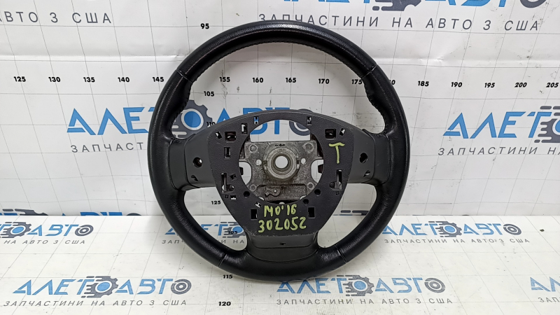 Naked steering wheel Mitsubishi Outlander 14-16 leather black, scratches