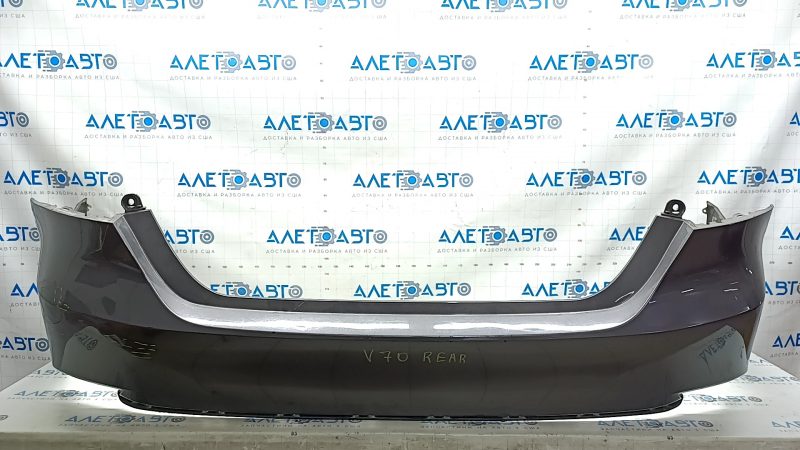 Bare rear bumper Toyota Camry v70 18-24 L/LE/XLE without parking sensors, graphite, broken mount, cracks
