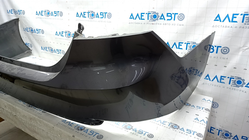 Bare rear bumper Toyota Camry v70 18-24 L/LE/XLE without parking sensors, graphite, broken mount, cracks