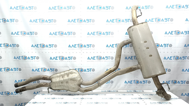 Muffler rear part with barrel Audi Q5 80A 18-24 3.0T cm damper