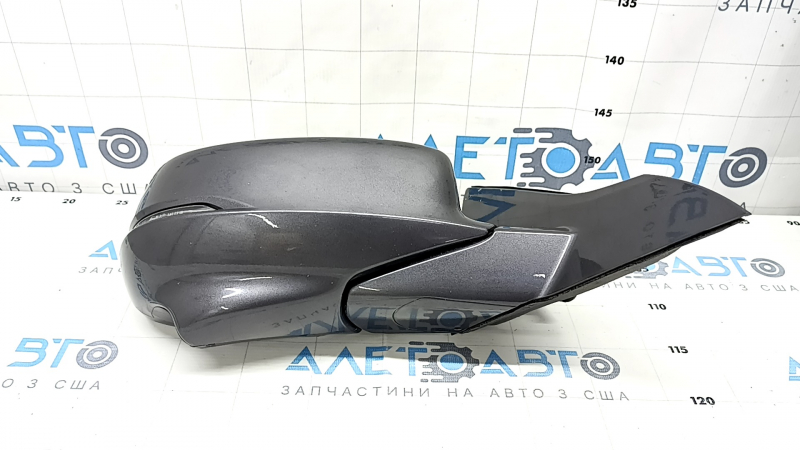 Side mirror right Honda Accord 16-17 12 pins, turn signal, camera, graphite