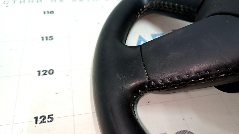 Bare steering wheel Audi Q5 8R 13-17 leather black, no buttons, scratches, bumps