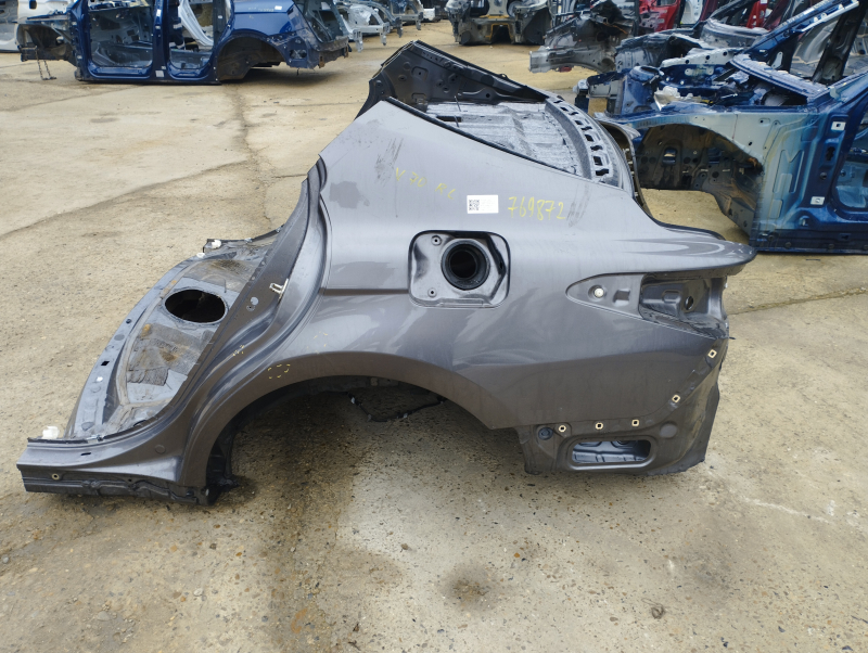 Quarter wing rear left Toyota Camry v70 18-24 without BSM, graphite on body, bumps