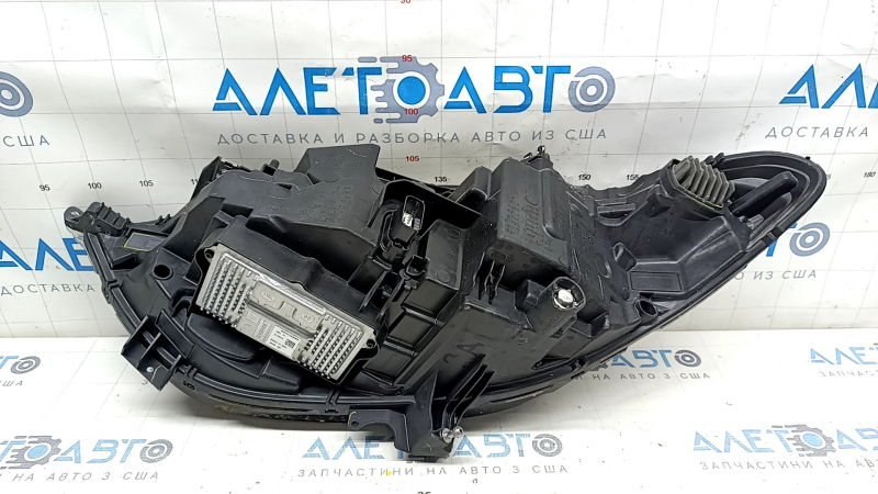 Front right headlight complete Ford Fusion mk5 17-20 LED, with DRL with block, for polishing