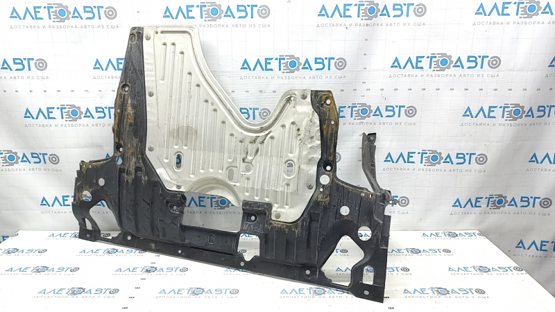 Engine protection Honda Accord 17 hybrid 2 parts, missing fragment, tears, dented