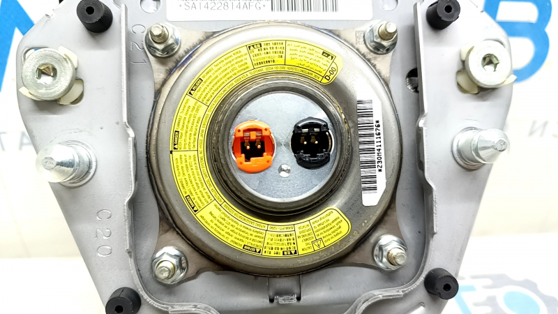 Airbag in steering wheel driver Toyota Prius 30 10-15 black, scratches