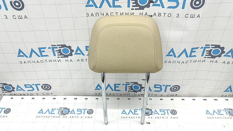 Front left headrest BMW 5 F10 14-16 leather beige Dakota, dent