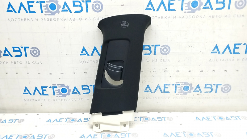 Center pillar trim upper belt right Toyota Venza 21-24 black, cloth