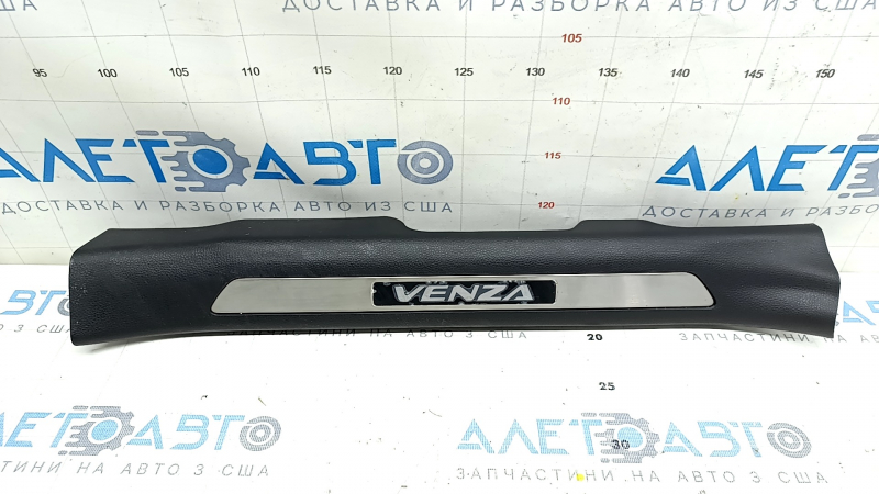 Door sill trim front left Toyota Venza 21-24 black, chrome insert, in film, corrosion