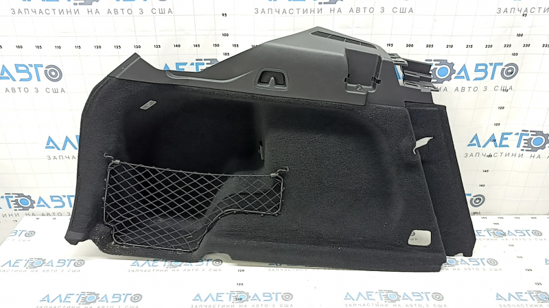 Left arch trim Volvo XC60 18-23 black with cigarette lighter and mesh, scratches