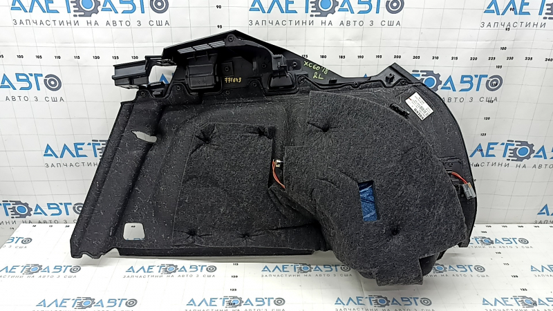 Left arch trim Volvo XC60 18-23 black with cigarette lighter and mesh, scratches