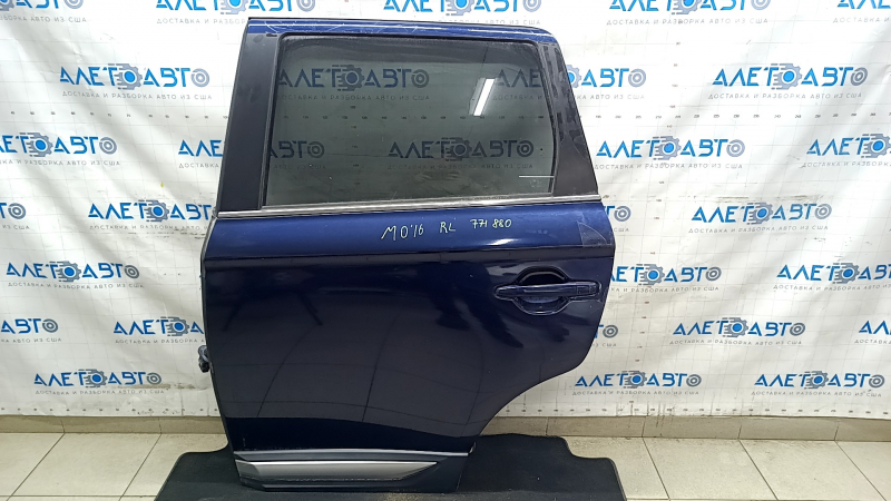 Door assembly rear left Mitsubishi Outlander 16-19 rest, blue D14
