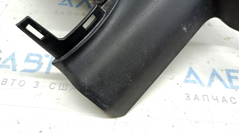Door sill trim rear left Mitsubishi Outlander 14-22 black, missing plug, scratches