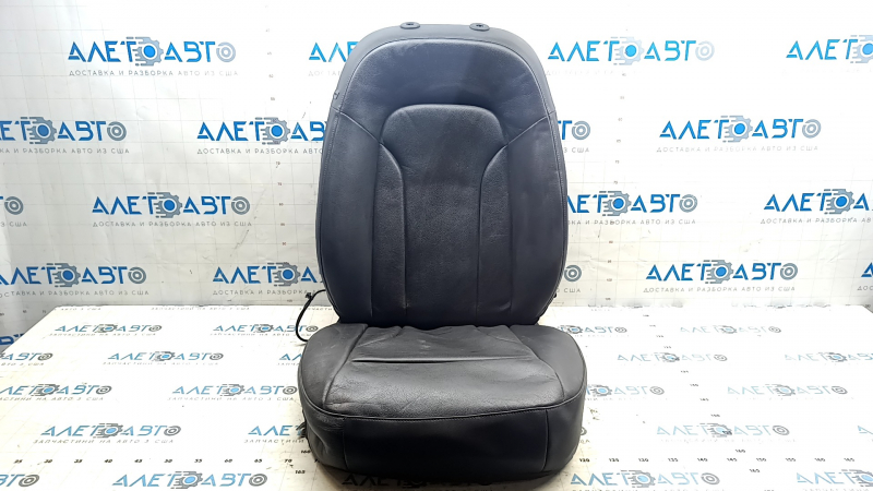 Audi Q5 8R 09-17 passenger seat trim set, leather, black, heated