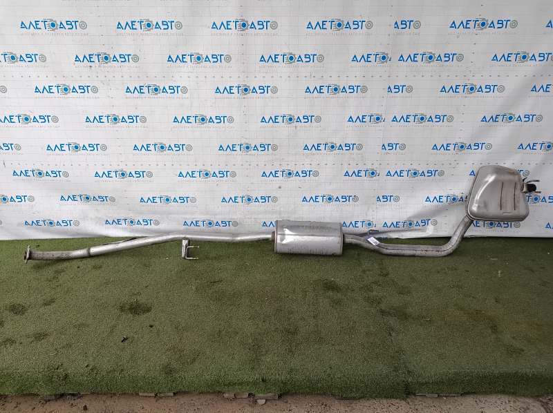 Exhaust line middle part with barrel Honda CRV 23-25 HEV AWD flattened