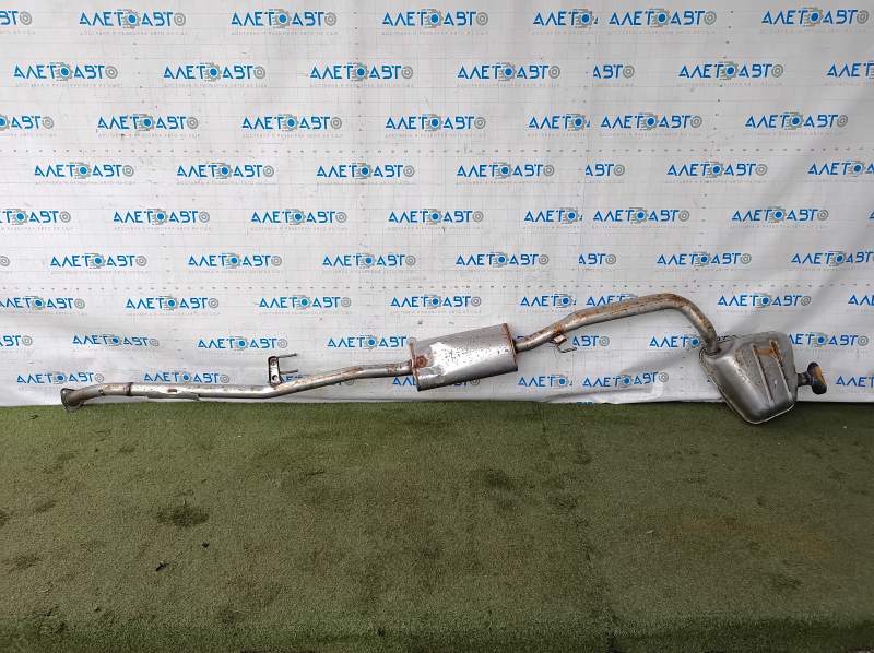 Exhaust line middle part with barrel Honda CRV 23-25 HEV AWD flattened