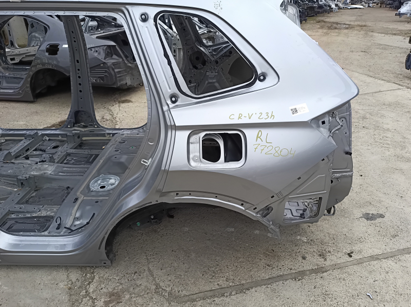 Quarter wing rear left Honda CRV 23-25 on body, silver
