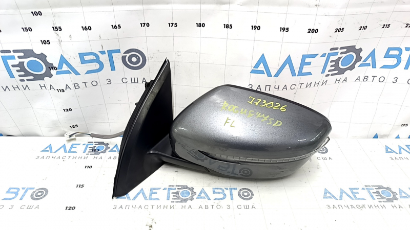 Left side mirror complete Nissan Rogue Sport 17-19 5 pins, turn signal, graphite