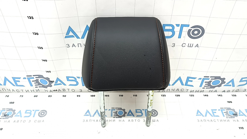 Front left seat headrest Honda CRV 23-25 leather black with orange stitching, Sport Touring, Sport-L, contact with water