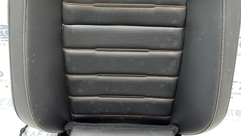 Honda CRV 23-25 passenger seat upholstery, heated, black leather with orange stitching, Sport Touring, Sport-L, for cleaning
