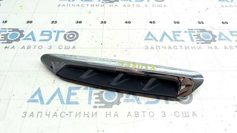 Air duct trim on the wing front left BMW X3 G01 18-21 glossy chrome