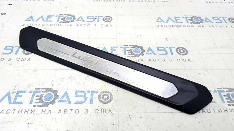 Door sill outer front left BMW X3 G01 18-21 chrome, LUXURY-LINE, oxides