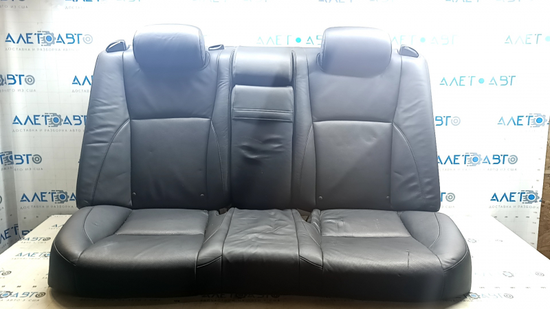 Rear row of seats 2 row Lexus ES350 07-09 leather black, scratches, white spot