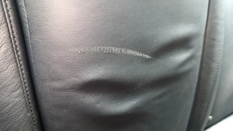 Rear row of seats 2 row Lexus ES350 07-09 leather black, scratches, white spot