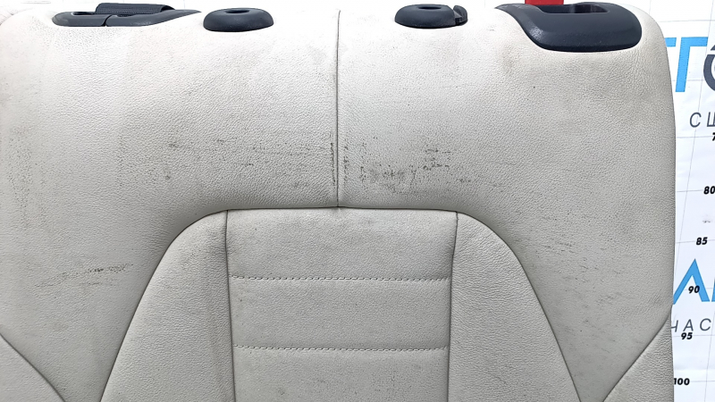 Rear row of seats 2nd row upper part left BMW X3 G01 18-21 leather, beige, with headrest, with belt, with armrest, for dry cleaning