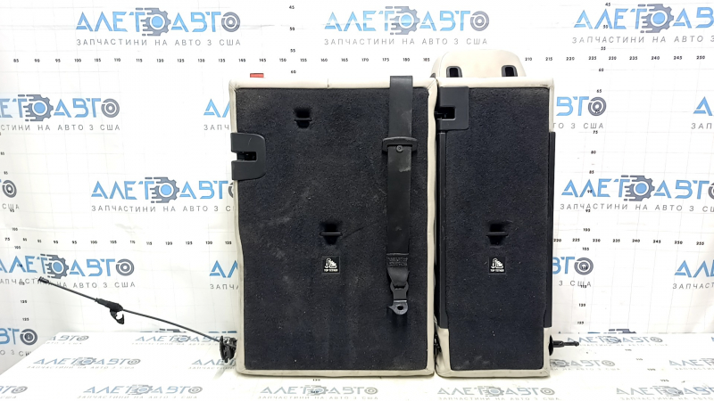 Rear row of seats 2nd row upper part left BMW X3 G01 18-21 leather, beige, with headrest, with belt, with armrest, for dry cleaning